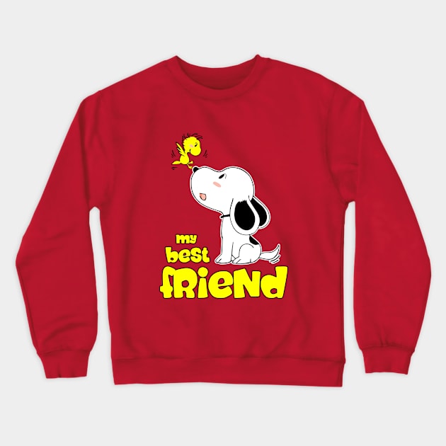 My best friend Crewneck Sweatshirt by My Happy-Design